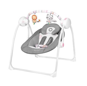 Lionelo Ruben Rose Balancoire Bebe Bascule Transat De Avec Moustiquaire 12kg Ebay