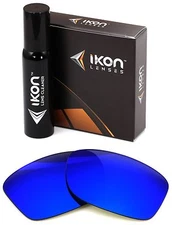 Polarized IKON Iridium Replacement Lenses For Oakley Jupiter Carbon Deep Blue