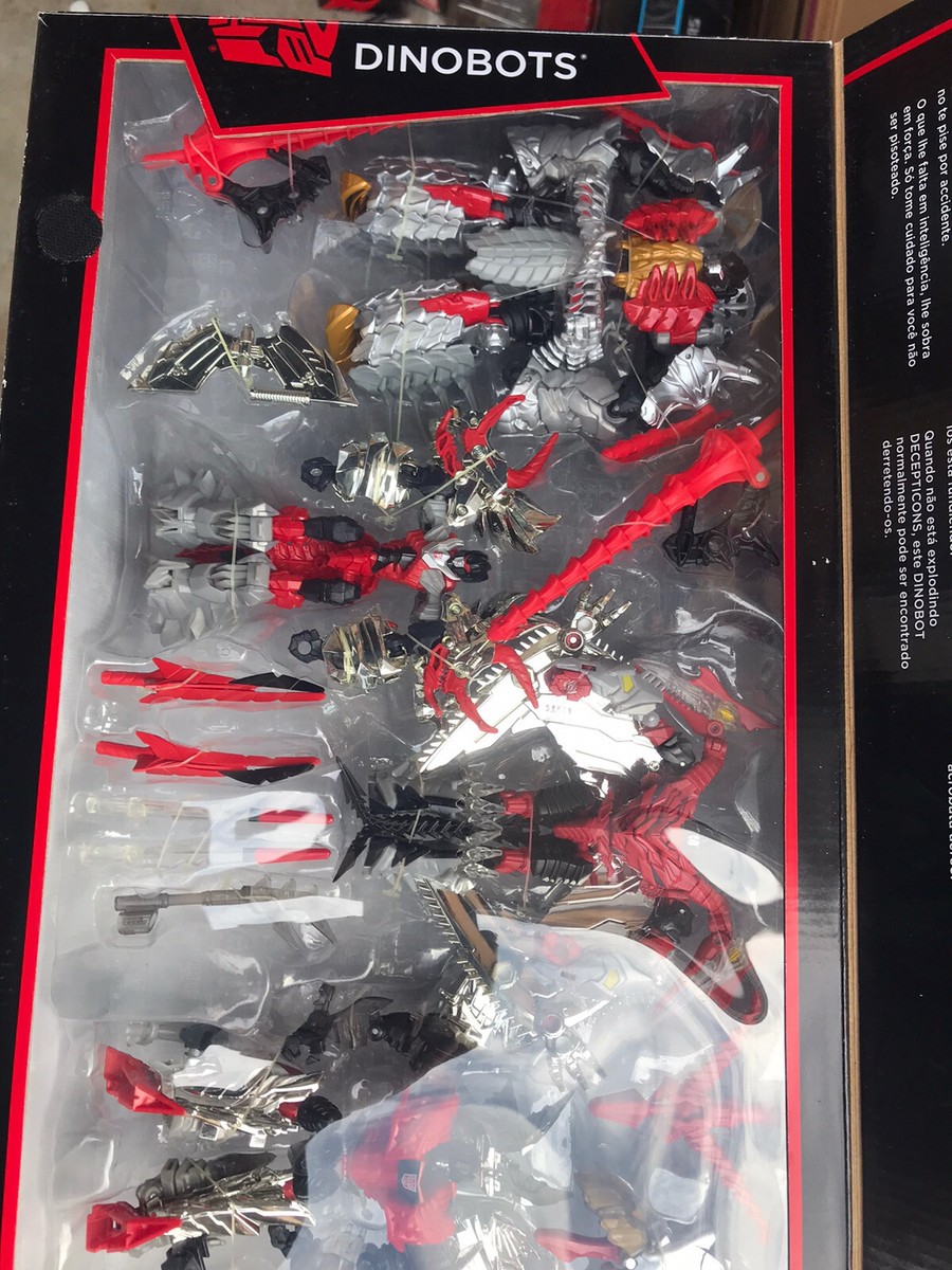 Transformers Age Extinction Platinum Dinobots G1 Color Gift Set