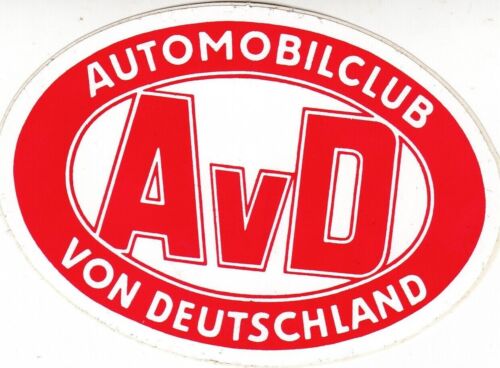 Automobil club von Deutschland AVD Adesivo ACI tedesco - Afbeelding 1 van 1