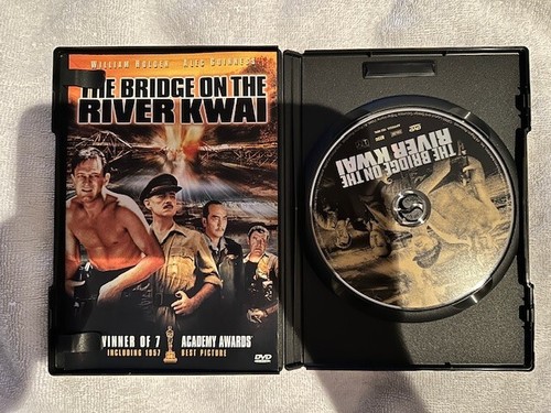 VINTAGE DVD THE BRDIGE ON THE RIVER KWAI HOLDEN GUINNESS 1957 7 ACADAMY AWARDS - Foto 3 di 3