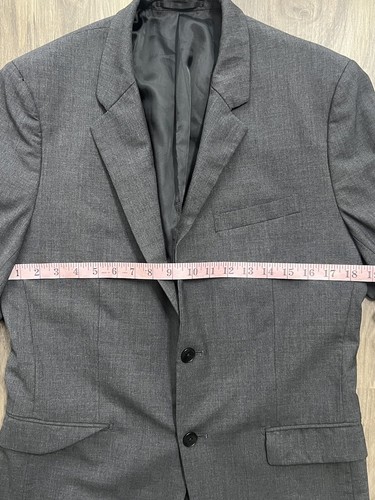Theory Blazer Mens 40 Sports Coat Grey Wool Regular Classic Jacket - Picture 12 of 17
