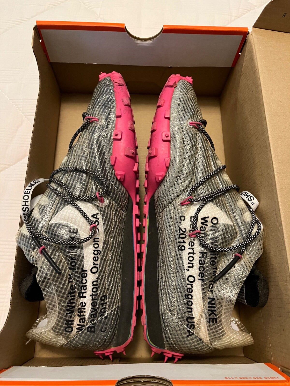 OFF WHITE X NIKE Taglia 11 Nike Off White x Waffle Racer fucsia W