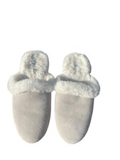 Haven Well Within - Gray Suede Leather Slides Slippers Size 10