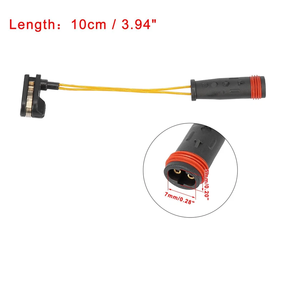 Sensor de desgaste da pastilha de freio dianteiro traseiro 4 peças 1645401017 2205401517 para Mercedes-Benz - Imagem 3 de 4