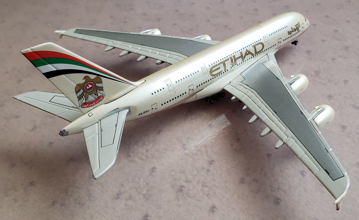 Gemini Jets A380 Etihad Airways Old Livery A6-EGJ in 1:400 | eBay