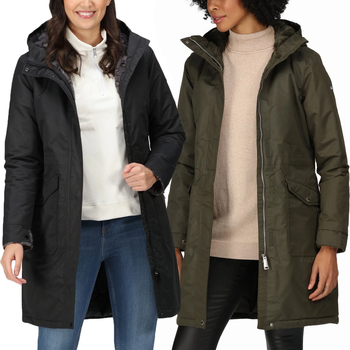 Regatta Womens Romine Waterproof Hooded Insulated Parka Jacket