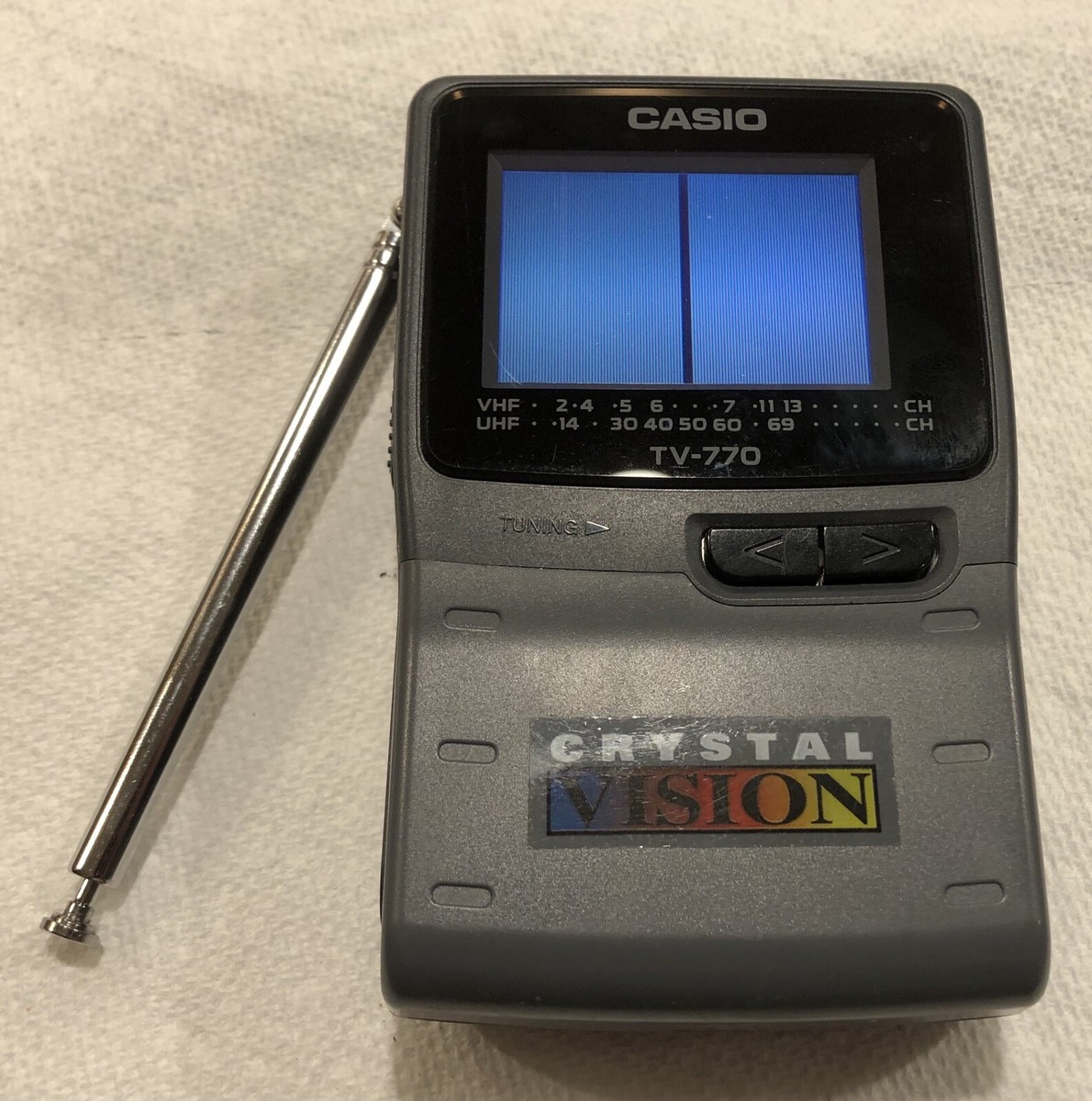 EXCELLENT Casio Crystal Vision Pocket Color TV-770 VINTAGE