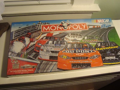 Monopoly Nascar 2002 Racing Collectors Edition Family Board Game Factory Sealed 