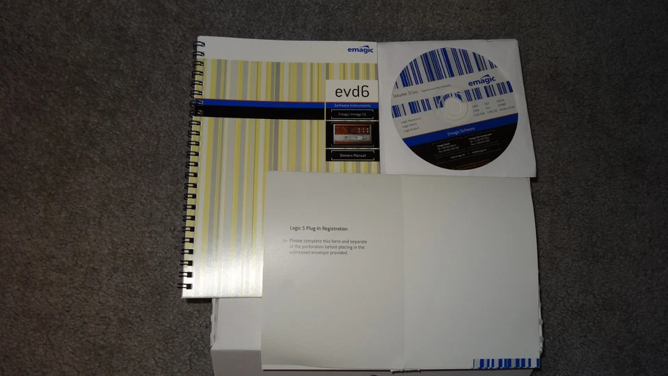 EMAGIC LOGIC 5 EVD6 SOFTWARE INSTRUMENT EMAGIC VINTAGE D6 WIN / MAC - Image 2 of 3