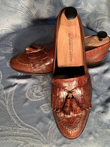 cole haan crocodile loafers