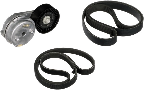 VRIBBED BELT SET K026PK1250 FOR DODGE CHRYSLER EDZ 2.4L 4cyl CARAVANEDZ 2.4L - Image 4