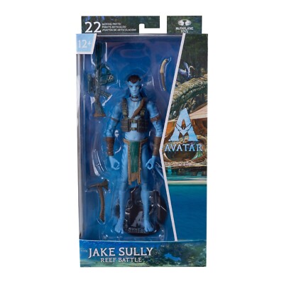 Avatar Wave 1 7 in Jake Sully Reef Battle Action Figure McFarlane