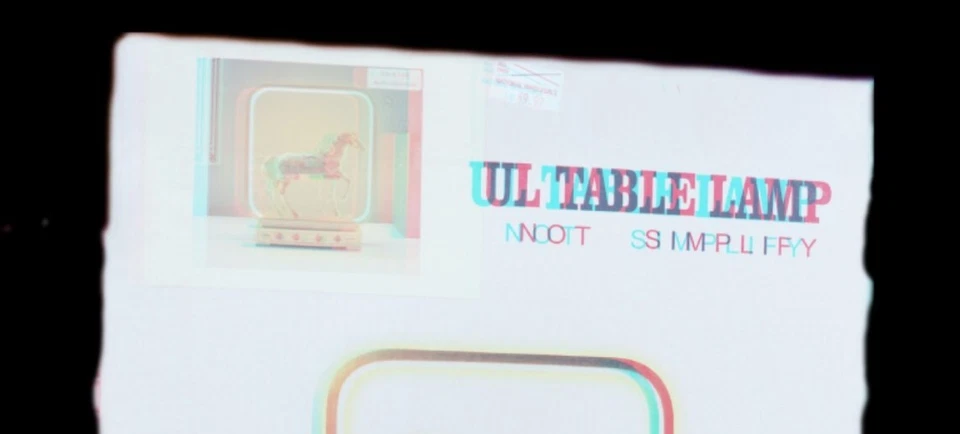 UV Table LED Decorative Mansion Style Lamp Bright Gold Plated  - Image 4 of 4