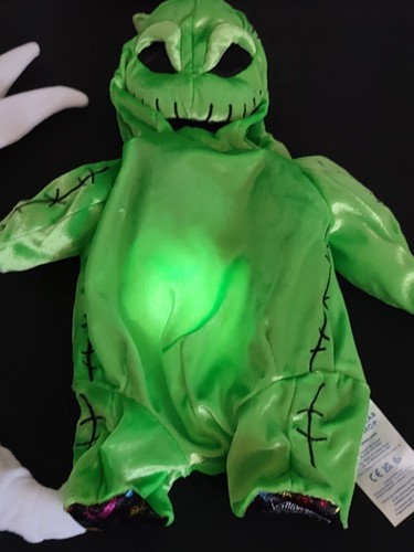 BAB Nightmare Before Christmas Unstuffed Oogie Boogie Lights up & Zero with Tags - Picture 2 of 11