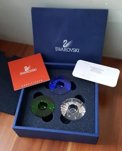 Swarovski Original Kristall Kerzenhalter Set in OVP Deko Sammler - Bild 4 von 10