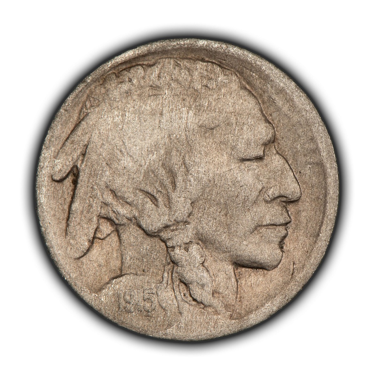 1915-S 5c Indian Head Buffalo Nickel - AU/UNC Detail - SKU-Z4760