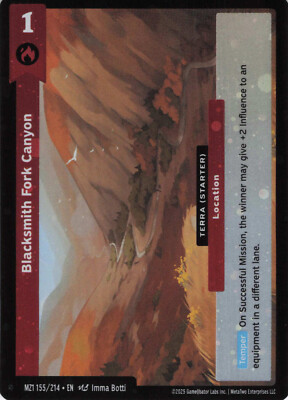 Blacksmith Fork Canyon Reverse Holofoil  Metazoo 2025 MZ1 155/214 Common