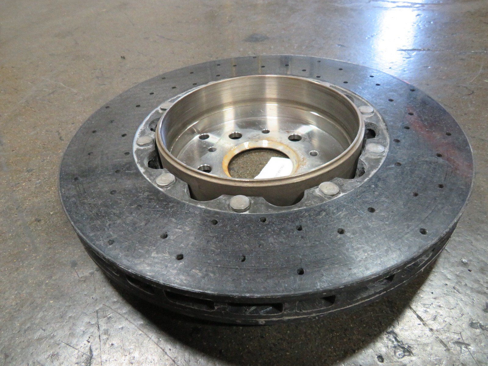 Ferrari California, 458 Italia, Rear CCM Carbon Brake Rotor, Used, P/N 304561