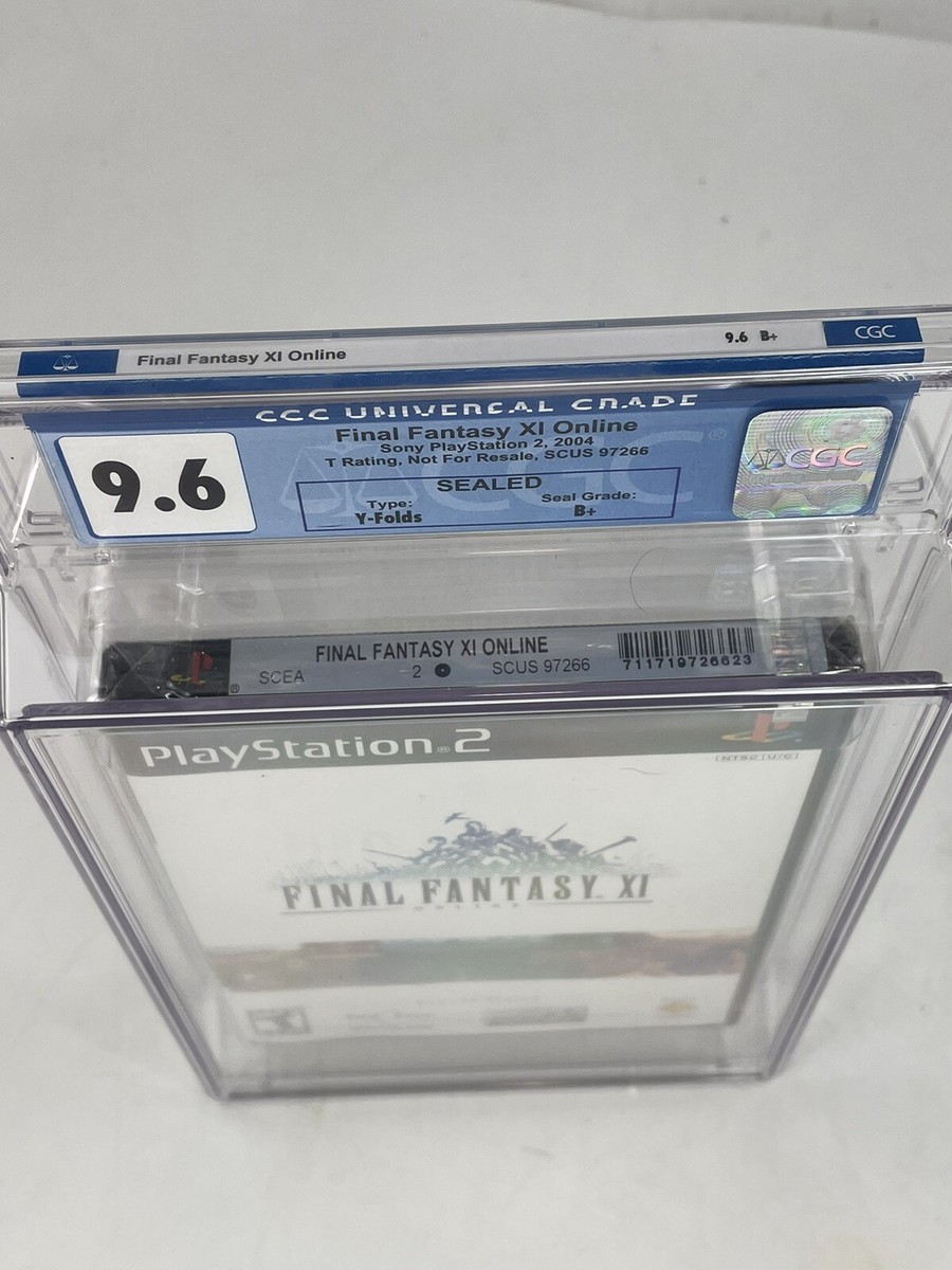 Final Fantasy XI Online PlayStation 2 PS2 SEALED CGC 9.6 Final Fantasy XI Online PlayStation 2 PS2 SEALED CGC 9.6