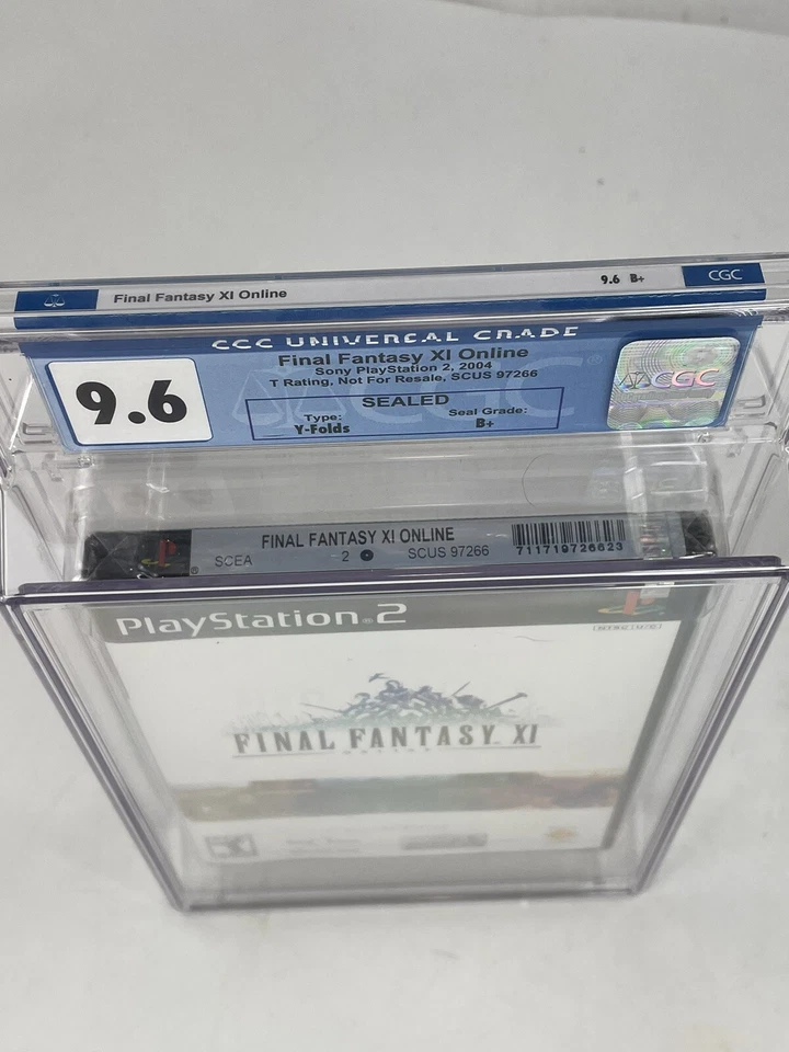 Final Fantasy XI Online PlayStation 2 PS2 SEALED CGC 9.6 Graded Not VGA WATA - Image 4 of 4
