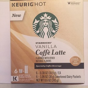 starbucks caffe latte k cups