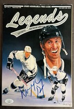 Wayne Gretzky Signed Legends Magazine Hockey JSA CA53987
