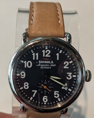 Shinola Runwell - Aragonite 1069 Detroit Watch Sapphire Crystal