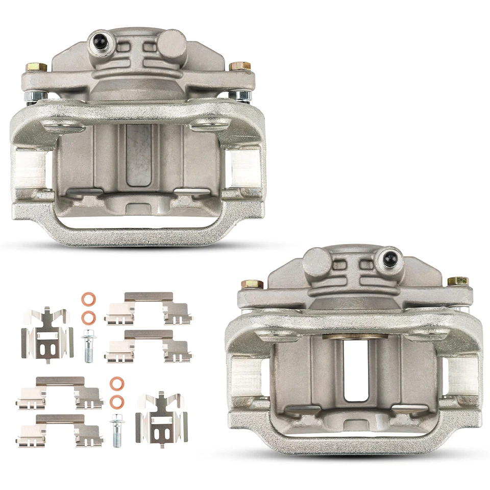 2x Pinzas de freno traseras con soporte para Chevy Silverado 1500 Sierra 1500 Cadillac Foto 3 de 4