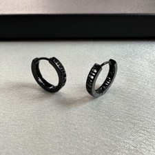 Small Hoop Earrings for Men Women Streetwear Unisex Style