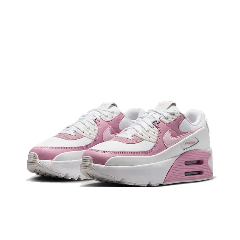 Nike Air Max 90 LV8 White Pink FD4328-110 Women's Size | eBay