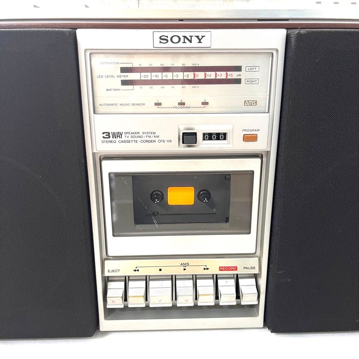 SONY CFS-V8 ステレオラジオカセット STEREO ZILBA'P Amazon.co.jp: SONY ソニー CFS-V8 マルチプレックスFM/AM