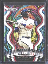⚾️2022 Panini Prizm Baseball Bryce Harper ILLUMINATION PRIZM #IL-15⚾️