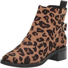 Cole Haan Women's Kimberly Water Resistant Ankle Bootie W22302 Leopard Size 6M