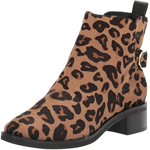 cole haan leopard bootie