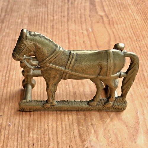 Vintage Napkin Holder Bronze Old Handmade - Picture 2 of 5