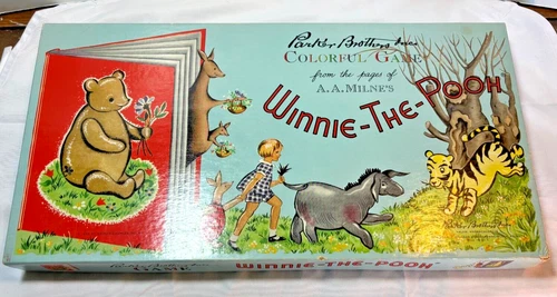 Vintage 1959 WINNIE THE POOH BOARD GAME Parker Brothers - complete