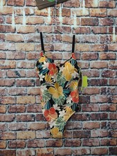 Hurley Woman's Size Small Hawaiian One Piece With Adjustable Straps