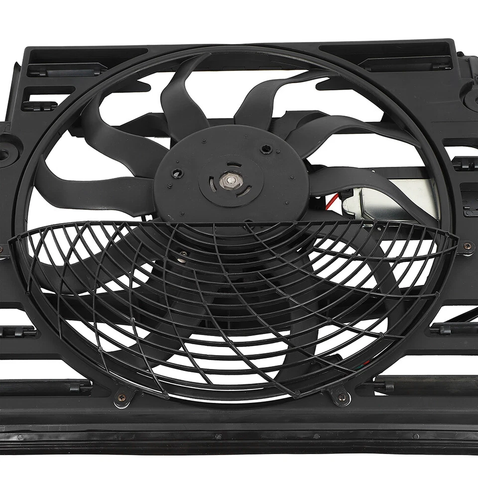 Conjunto de ventilador condensador de aire acondicionado para BMW Z8 2000-2003 y BMW 740I 740IL 750IL 1999-2001 Foto 4 de 4
