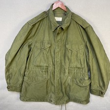 Vintage 1950s US Army M-51 Field Jacket Regular LArge M1951 Military Coat OG-107