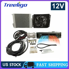12V Dual Cool & Heat Underdash Electric Air Conditioner Universal DC Car A/C Kit