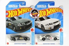 2024 Hot Wheels J-Imports Series Godzilla Nissan Skyline GT-R BCNR33 set of 2