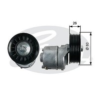 Gates T39222 Spannrolle + Riemenscheiben Ford Fiesta Limousine 1,8 55Kw 75C