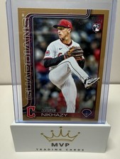2025 Topps Update Doug Nikhazy #US44 RC Gold Cleveland Guardians 0937/2025