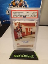 2020 Immaculate Tee Higgins RPA 1/85 PSA 9 Auto 10 Rookie Patch Auto Bengals RC