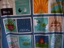 100 cotton cut  sew soft book panels