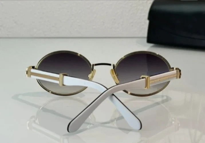 Gafas de sol Maybach FABRICANTE para hombre/blanco con elemento dorado Foto 2 de 3