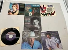Lionel Richie Madonna + 5 45 RPM Record Lot 1980s Pop Rock Country See Photos