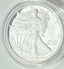 1986-S American Silver Eagle Proof 1 oz ASE 'Without' the COA OGP Key Date #610