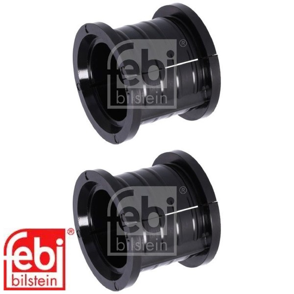 2X Lagerung FüR Stabilisator Febi Bilstein 11917 Stabilager Gummilager-image
